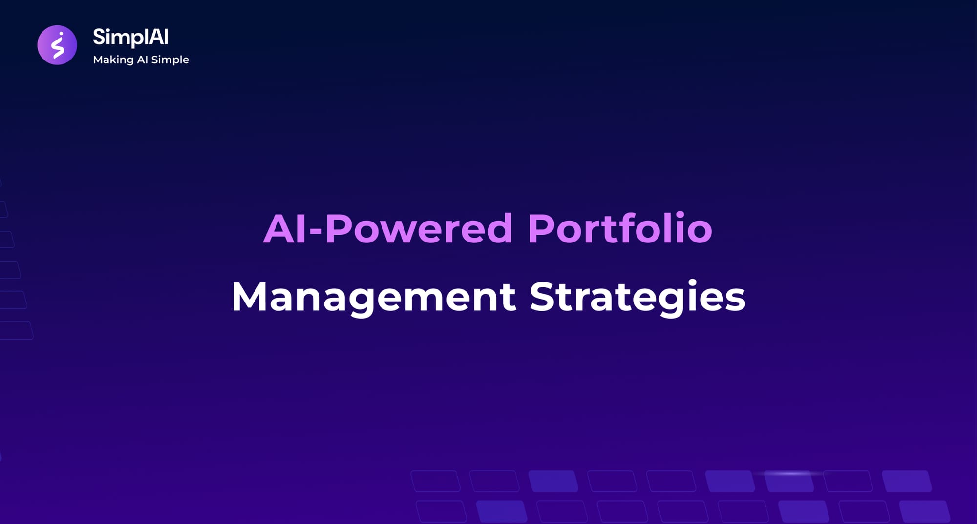 AI-Powered Portfolio Management Strategies