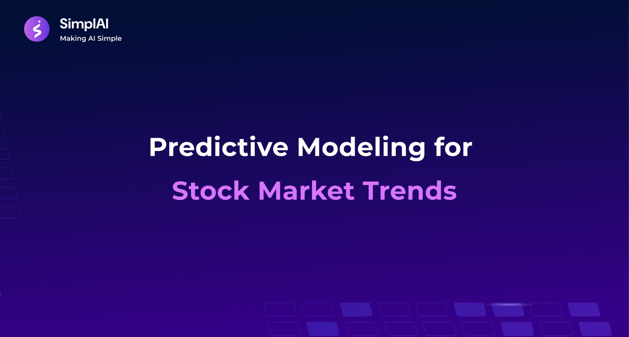 Predictive Modeling for Stock Market Trends