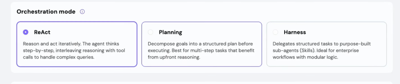 Three Orchestration Modes